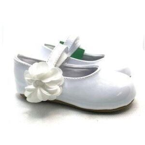 Trimfoot Toddler White Party Shoes sz4
